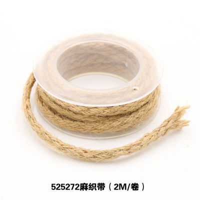 Bekleidungsstück Dekoration Jute Seil Band Geschenk Verpackung Draht-Burlap Band