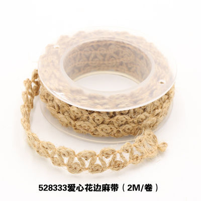 Bekleidungsstück Dekoration Jute Seil Band Geschenk Verpackung Draht-Burlap Band