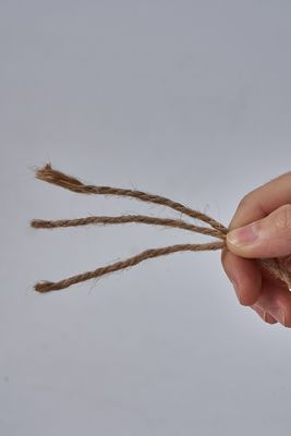 1mm-20mm Farbiges Jute-Ziegel ISO9001 Umweltschonendes 6mm Jute-Seil