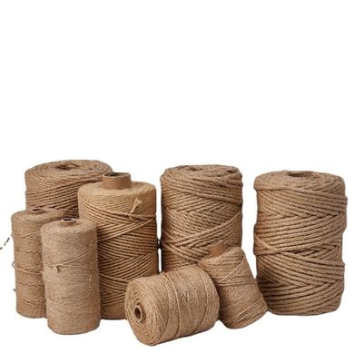 1mm-20mm Farbiges Jute-Ziegel ISO9001 Umweltschonendes 6mm Jute-Seil