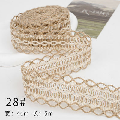 Weihnachtsband aus braunem Flieder 5 mm-45 mm Drahtband aus Flieder
