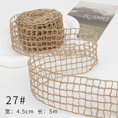 Weihnachtsband aus braunem Flieder 5 mm-45 mm Drahtband aus Flieder