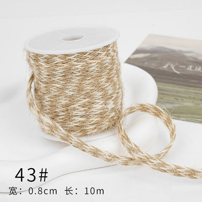 Weihnachtsband aus braunem Flieder 5 mm-45 mm Drahtband aus Flieder