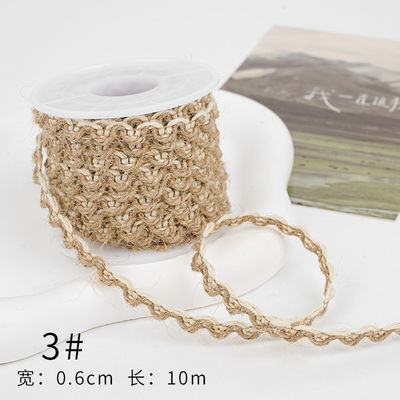 Weihnachtsband aus braunem Flieder 5 mm-45 mm Drahtband aus Flieder