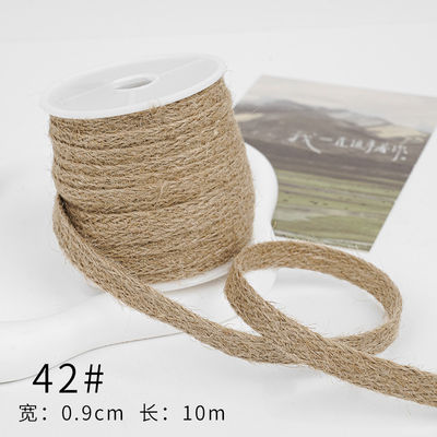 Weihnachtsband aus braunem Flieder 5 mm-45 mm Drahtband aus Flieder