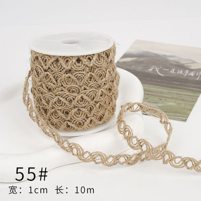 Weihnachtsband aus braunem Flieder 5 mm-45 mm Drahtband aus Flieder