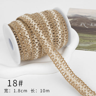 Weihnachtsband aus braunem Flieder 5 mm-45 mm Drahtband aus Flieder