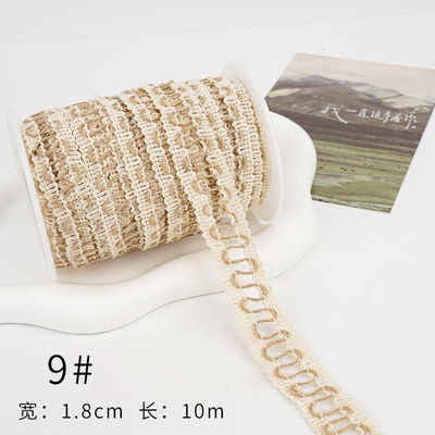 Weihnachtsband aus braunem Flieder 5 mm-45 mm Drahtband aus Flieder