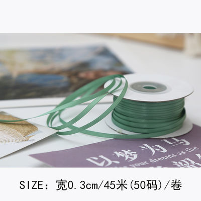 3 mm Polyester Satin Band Doppelgesicht Hochdichte Satin Finish Poly Band