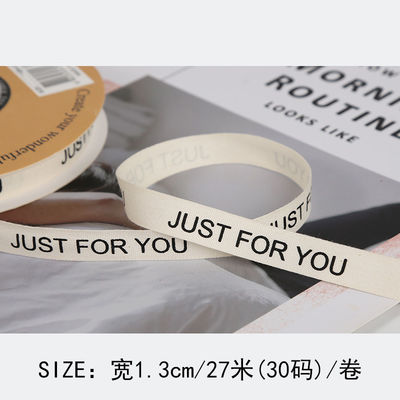 13mm gedruckte Baumwollband DIY Handwerk Verpackungsband zum Geschenk