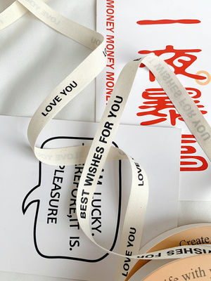 13mm gedruckte Baumwollband DIY Handwerk Verpackungsband zum Geschenk
