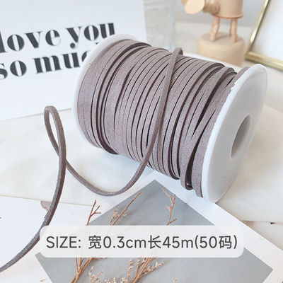 3 mm Suede Leder Samtband ISO9001 Blau Samtband Draht