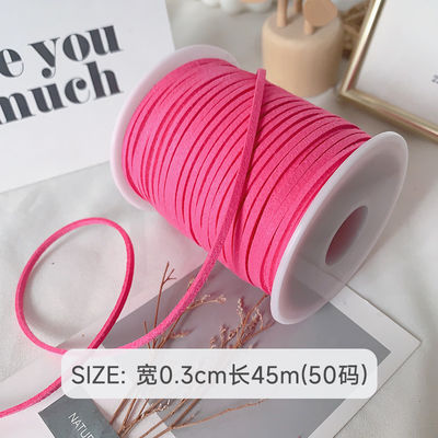 3 mm Suede Leder Samtband ISO9001 Blau Samtband Draht