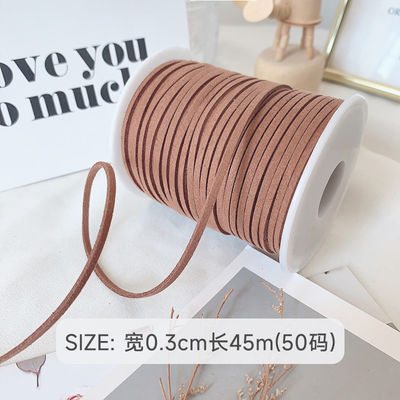 3 mm Suede Leder Samtband ISO9001 Blau Samtband Draht