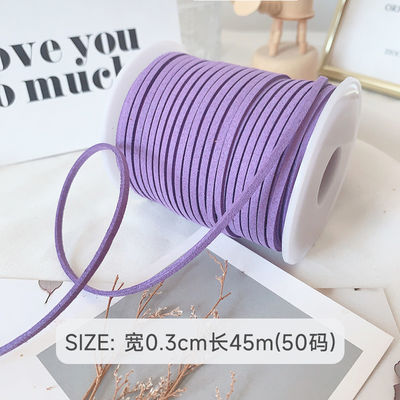 3 mm Suede Leder Samtband ISO9001 Blau Samtband Draht