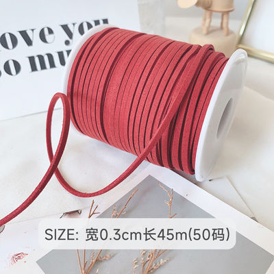 3 mm Suede Leder Samtband ISO9001 Blau Samtband Draht