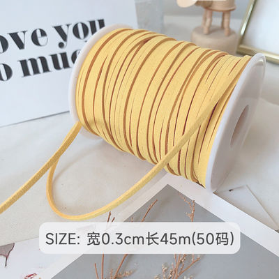 3 mm Suede Leder Samtband ISO9001 Blau Samtband Draht