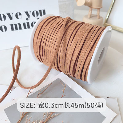 3 mm Suede Leder Samtband ISO9001 Blau Samtband Draht