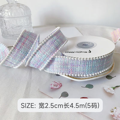 25mm Polyesterband Gitterband Plaidband Perlenrand OEM ODM