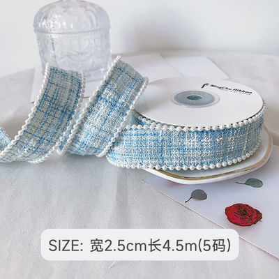 25mm Polyesterband Gitterband Plaidband Perlenrand OEM ODM