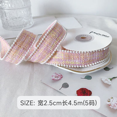 25mm Polyesterband Gitterband Plaidband Perlenrand OEM ODM