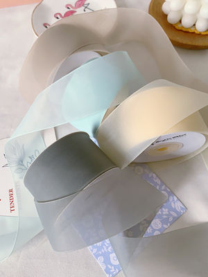 High Density Polyester Organza Band 40mm für die Luxus Geschenkverpackung