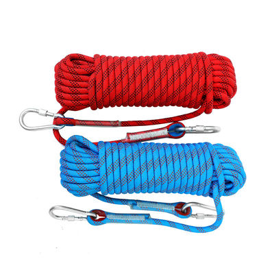 6mm-20mm Rotes Kletterseil Schnellabstieg Rettungstatisches Seilseil