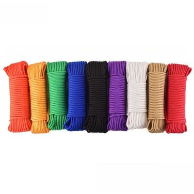 Orange-Nylon-Zelt-Elastische Schnur 2mm-10mm Verstellbares Zeltseil Schnur