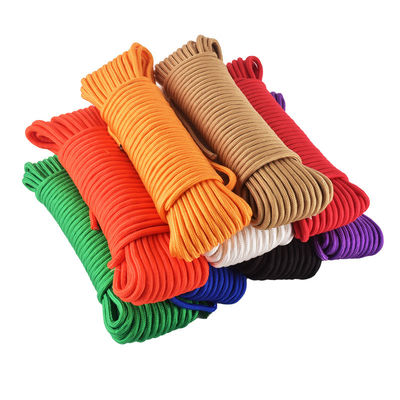 Orange-Nylon-Zelt-Elastische Schnur 2mm-10mm Verstellbares Zeltseil Schnur