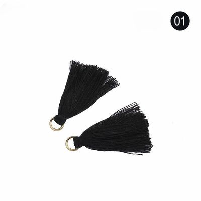 Farbenfrohe Baumwoll-Tassel 3cm Bekleidungsstück Dekoration Baumwollfaden-Tassels