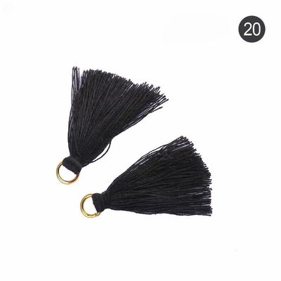 Farbenfrohe Baumwoll-Tassel 3cm Bekleidungsstück Dekoration Baumwollfaden-Tassels