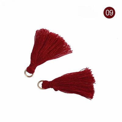 Farbenfrohe Baumwoll-Tassel 3cm Bekleidungsstück Dekoration Baumwollfaden-Tassels