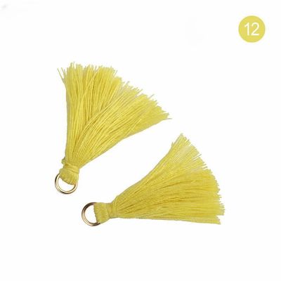 Farbenfrohe Baumwoll-Tassel 3cm Bekleidungsstück Dekoration Baumwollfaden-Tassels