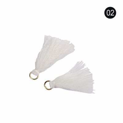 Farbenfrohe Baumwoll-Tassel 3cm Bekleidungsstück Dekoration Baumwollfaden-Tassels
