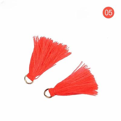 Farbenfrohe Baumwoll-Tassel 3cm Bekleidungsstück Dekoration Baumwollfaden-Tassels