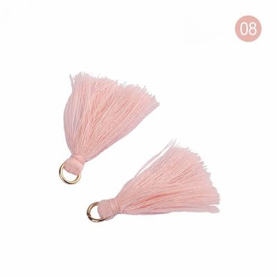 Farbenfrohe Baumwoll-Tassel 3cm Bekleidungsstück Dekoration Baumwollfaden-Tassels