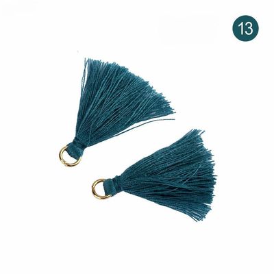 Farbenfrohe Baumwoll-Tassel 3cm Bekleidungsstück Dekoration Baumwollfaden-Tassels