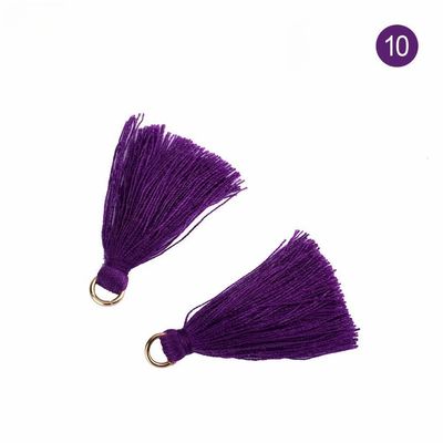 Farbenfrohe Baumwoll-Tassel 3cm Bekleidungsstück Dekoration Baumwollfaden-Tassels