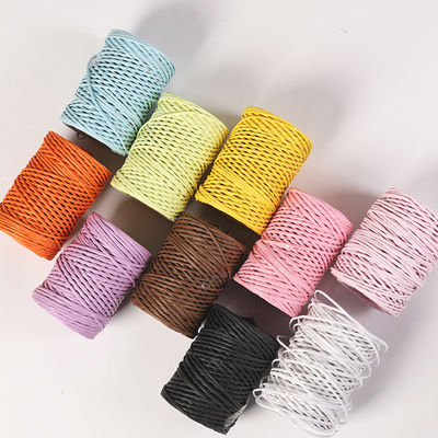 Eisen Draht 2mm Papier Seil Eco DIY Drehte Papierseil biologisch abbaubar