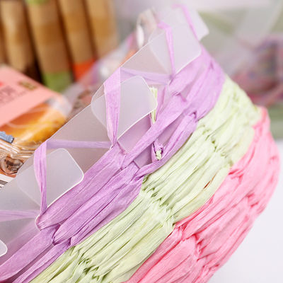 Umweltfreundlich 10m Papierseil Dunkelblau verdrehtes Raffia-Seil ISO9001