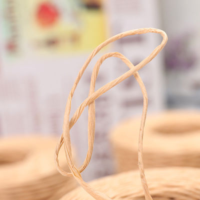 Beige Farbe verdrehte Raffia Schnur 150m Länge Handwerk Braun Papier Seil