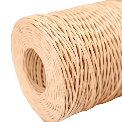 Beige Farbe verdrehte Raffia Schnur 150m Länge Handwerk Braun Papier Seil