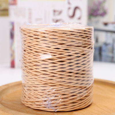 Beige Farbe verdrehte Raffia Schnur 150m Länge Handwerk Braun Papier Seil