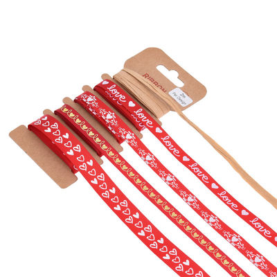 4mm 10mm 15mm Druck Polyesterband Custom Druckband mit Logo