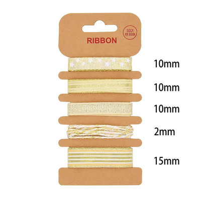 ODM Polyesterband 2mm 10mm 15mm Weihnachtsgeschenkband