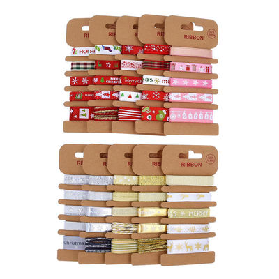 ODM Polyesterband 2mm 10mm 15mm Weihnachtsgeschenkband