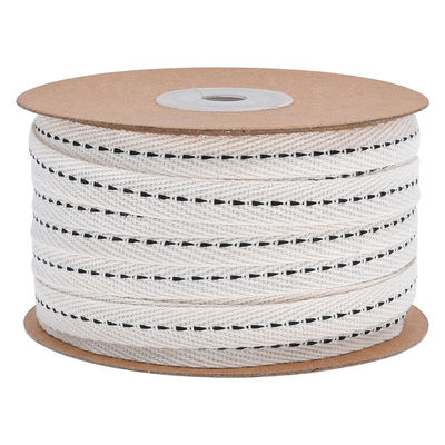 10mm*50y Baumwollband mit genähtem Rand ISO9001