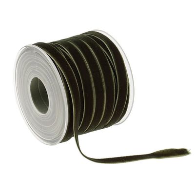 10mm*20Y elastisches Samtband rosa Samtband mit Draht ISO9001