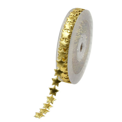 15mm*15m Ultraschallstar Drahtband Plain Pattern Jacquard Band