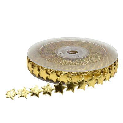 15mm*15m Ultraschallstar Drahtband Plain Pattern Jacquard Band